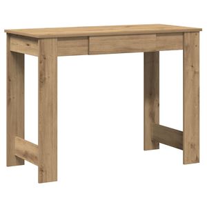 vidaXL Skrivbord artisan ek 100x45x75 cm konstruerat tr&auml;
