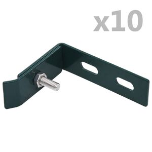 vidaXL H&ouml;rnkoppling 10 set gr&ouml;n
