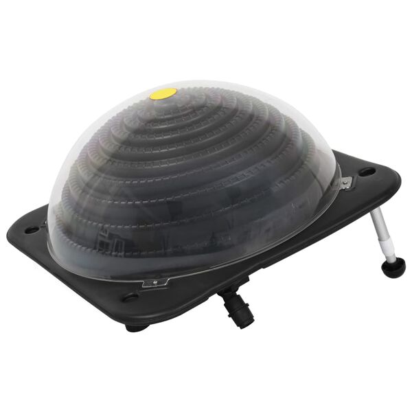 vidaXL Soldrivna poolv&auml;rmare 2 st 75x75x36 cm HDPE aluminium