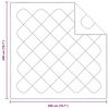 vidaXL Quilts & Duvets Vit 200 x 200 cm Mikrofiber