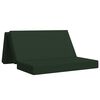 vidaXL F&auml;llbar Soffbed 120 x 67 x 45 cm M&ouml;rkgr&ouml;n