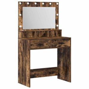 vidaXL Smyckebord R&ouml;kt ek 79 x 41 x 135 cm Konstruerat tr&auml;