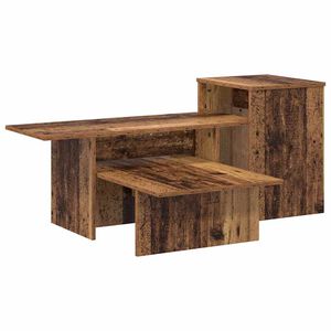 vidaXL Konsolbord Gammalt tr&auml; 91,5 x 35 x 38,5 cm Konstruerat tr&auml;