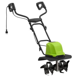 vidaXL Jordfr&auml;s med 4 knivar elektrisk 800 W