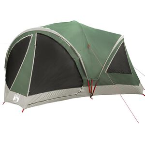 vidaXL Familjet&auml;lt f&ouml;r 10 personer Gr&ouml;n och Gr&aring; 460 x 430 x 214 cm