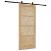 vidaXL Skjutd&ouml;rr ORKDAL Naturlig 86 x 198,5 cm Massiv furu