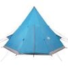vidaXL Tipi-tält 4 personer blå vattentätt