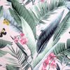 DUTCH WALLCOVERINGS Tapet Lush Tropical rosa och bl&aring;