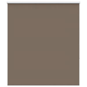 vidaXL M&ouml;rkl&auml;ggningsgardin kaffe 120x130 cm tyg bredd 116,6 cm