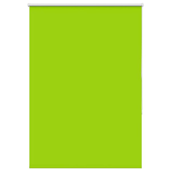 vidaXL Rullgardin m&ouml;rkl&auml;ggning blad gr&ouml;n 105x130 cm tyg bredd 100,7 cm