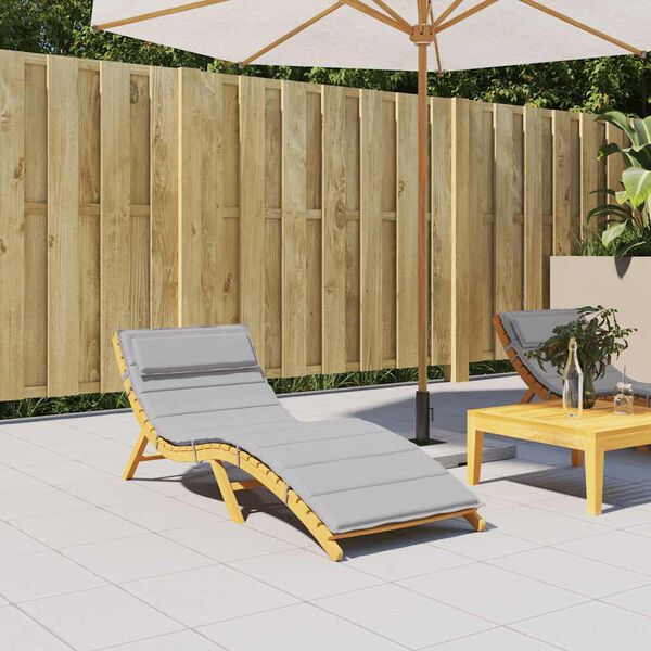 vidaXL Dyna till sols&auml;ng gr&aring; 180x60x4 cm oxfordtyg