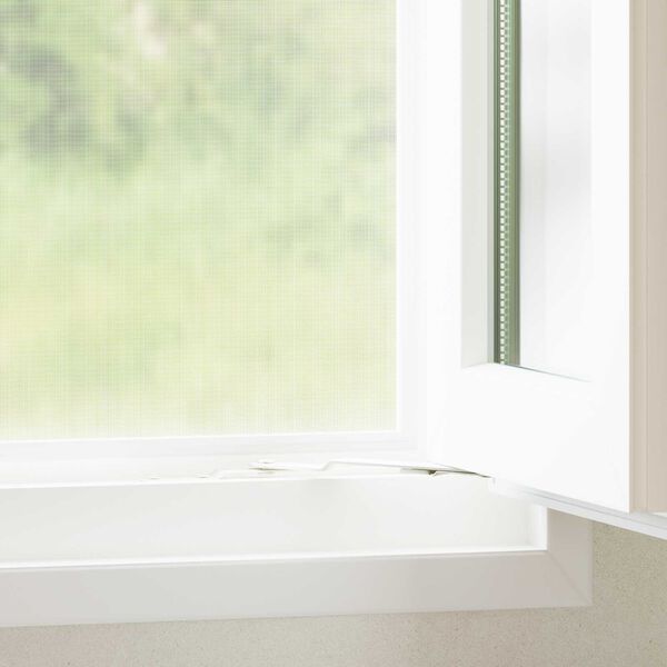 vidaXL Insektsn&auml;t Vit 80 x 1000 cm Fiberglas