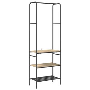 vidaXL Kl&auml;dh&auml;ngare Sonoma-ek 60 x 30 x 171 cm Konstruerat tr&auml;