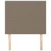 vidaXL S&auml;nggavel taupe 90x5x118/128 cm tyg