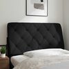 vidaXL Headboard Cushion Black 100 cm Fabric