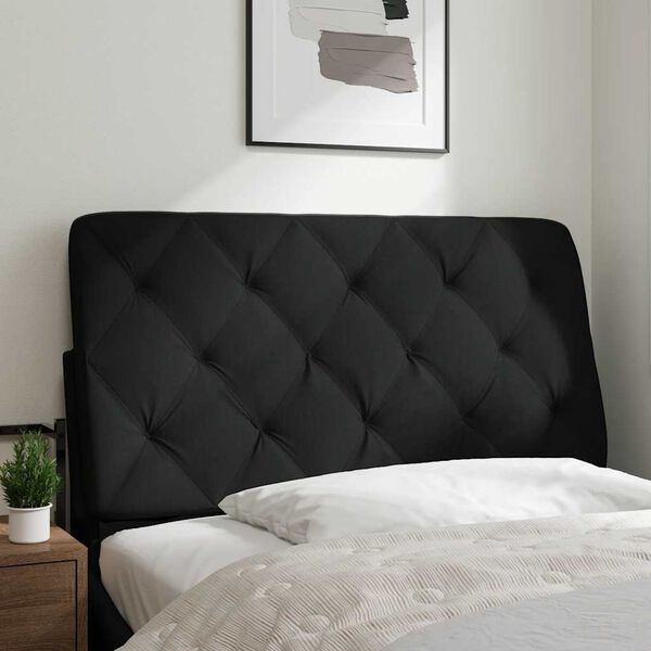 vidaXL Headboard Cushion Black 100 cm Fabric