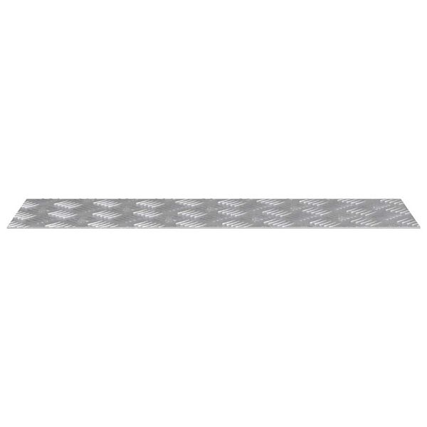 vidaXL Trappsteg Rektangul&auml;r 4 pcs Silver 70 x 20 cm Aluminium
