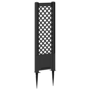 vidaXL Trellis med spik PP Antracit