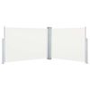 vidaXL Inf&auml;llbar sidomarkis gr&auml;ddvit 100x1000 cm