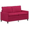 vidaXL Soffa Vinr&ouml;d 156 x 81 x 87,5 cm Sammet