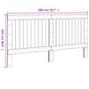 vidaXL S&auml;nggavel 200x104 cm massiv furu