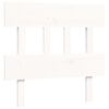 vidaXL S&auml;ngram utan madrass vit 100x200 cm massiv furu