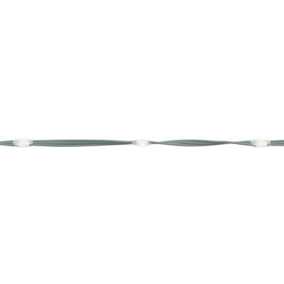 vidaXL Julgran på flaggstång varmvit 108 LEDs 180 cm