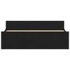 vidaXL S&auml;ngram utan madrass svart ek 150x200 cm konstruerad tr&auml;