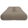 vidaXL Palldyna taupe 120x40x12 cm tyg