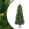 vidaXL Julgran med 300 LED-lampor med stativ Gr&ouml;n 240 cm PE