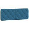 vidaXL Bed with Mattress Blue 140x190 cm Velvet