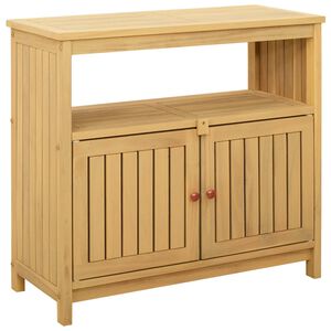vidaXL Tr&auml;dg&aring;rdskonsolbord Ljus akacia 80 x 35 x 75 cm