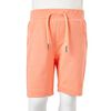 Barnshorts med snöre neon orange 104