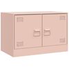 vidaXL TV-sk&aring;p rosa 67x39x44 cm st&aring;l
