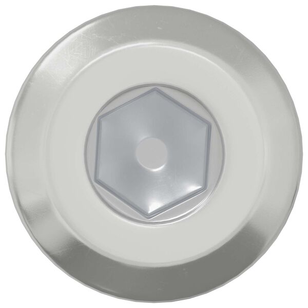 vidaXL Huvudl&aring;s Skruv 2 pcs Silver M6 x 15 mm St&aring;l