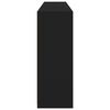 vidaXL Skänk med LED-belysning svart 181,5x37x100 cm