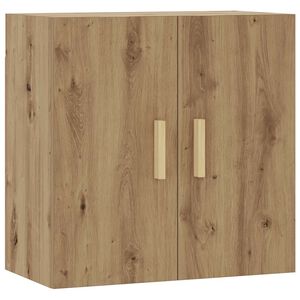 vidaXL V&auml;ggsk&aring;p artisan ek 60x31x60 cm konstruerat tr&auml;