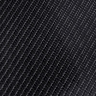vidaXL Vinylfolie för bilar kolfiber 4D svart 152 x 200 cm