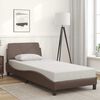 vidaXL Bed Frame "Dover" Brown 80x200 cm Faux Leather