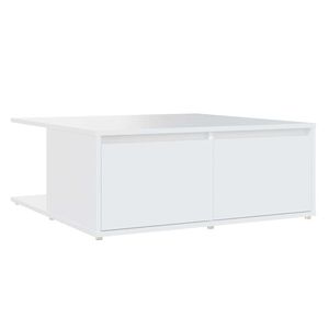 vidaXL Soffbord vit 80x80x31 cm konstruerat tr&auml;