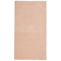 vidaXL Mjuk matta HUARTE med kort lugg tvättbar rosa 60x110 cm