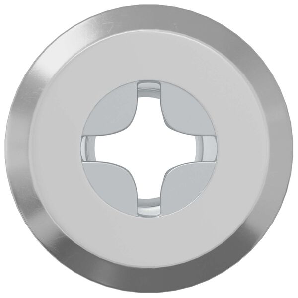 vidaXL L&aring;smutter 2 pcs Silver M6 x 15 mm St&aring;l