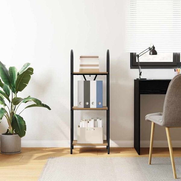 vidaXL Hyllsystem Artisan Ek 40 x 30 x 109 cm Konstruerat tr&auml;