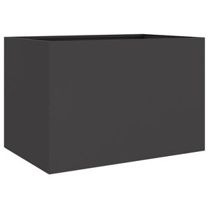 vidaXL Odlingsl&aring;da svart 62x47x46 cm st&aring;l