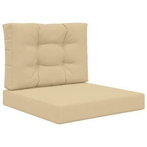 vidaXL Utomhus Soffa Kudde Polyester Beige 60 x 60 cm