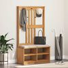 vidaXL Hallträd SANDNES 87x40x159,5cm massiv träfuru