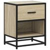 vidaXL S&auml;ngbord sonoma-ek 40x31x50 cm konstruerat tr&auml;