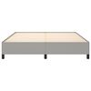 vidaXL Sängram utan madrass ljusgrå 180x200 cm tyg