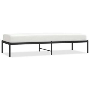 vidaXL S&auml;ngram metall svart 75x190 cm