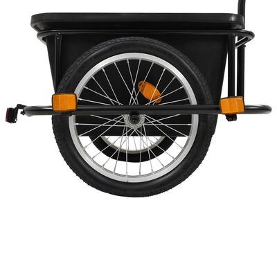 vidaXL Cykelvagn svart 50 kg